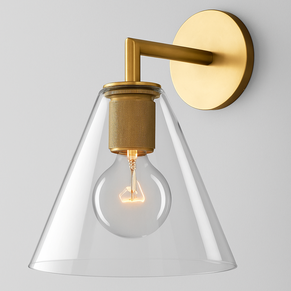 VILLENEUVE FROSTED GLASS WALL LANTERN