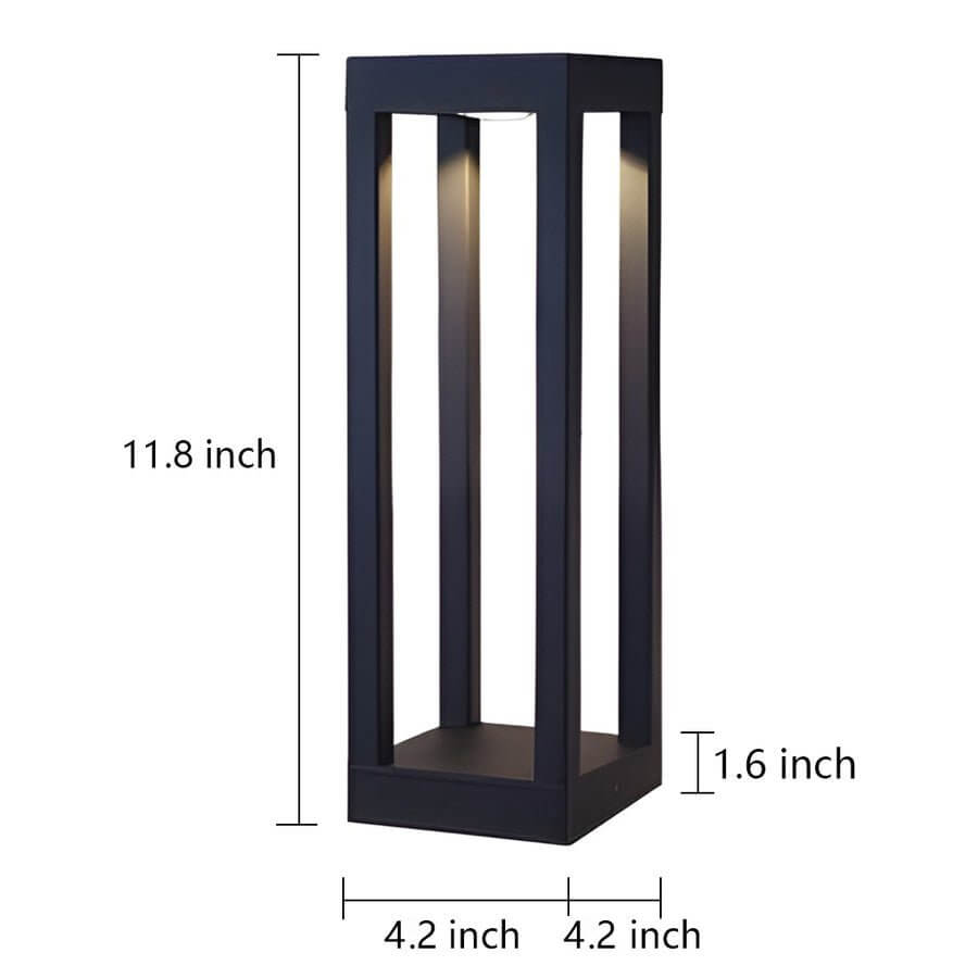WINDSOR GARDEN PATHWAY ILLUMINATOR - 7W Waterproof Four-Beam LED Landscape Lighting