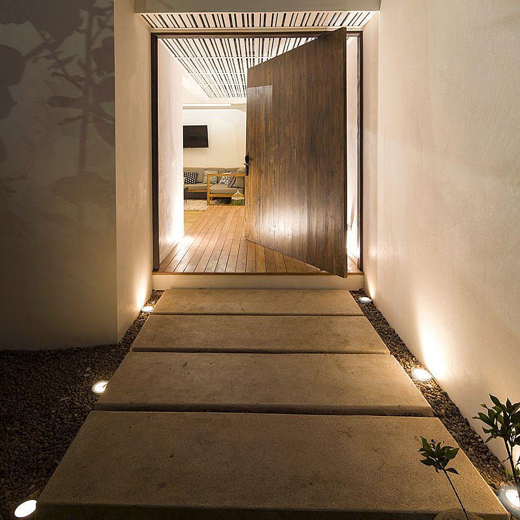 1. **WILLOUGHBY GLOWING PATHWAY LED LIGHTING SET** - An 8-piece collection of energy-efficient solar lights designed to illuminate outdoor steps with a warm, inviting radiance.

2. **BROMLEY SOLAR STEP ILLUMINATION COLLECTION** - A sophisticated set of ei