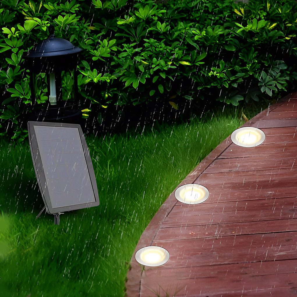 1. **WILLOUGHBY GLOWING PATHWAY LED LIGHTING SET** - An 8-piece collection of energy-efficient solar lights designed to illuminate outdoor steps with a warm, inviting radiance.

2. **BROMLEY SOLAR STEP ILLUMINATION COLLECTION** - A sophisticated set of ei