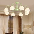 FLORENTINE TRIO DIMMERED CEILING LANTERN WITH ORCHID ACCENTS