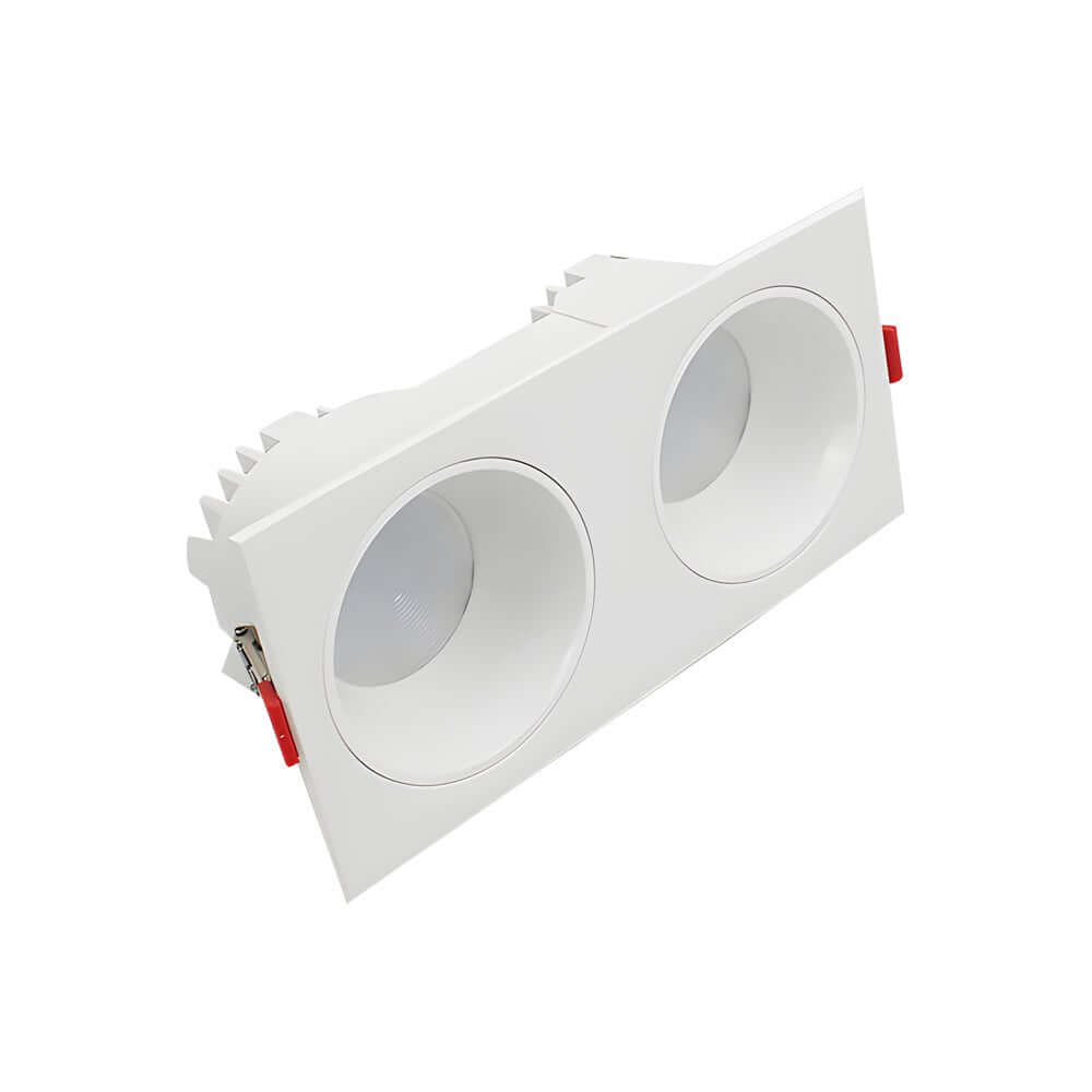 WINTHORPE DUAL-HEAD 10W LED RECESSED LIGHTING FIXTURE