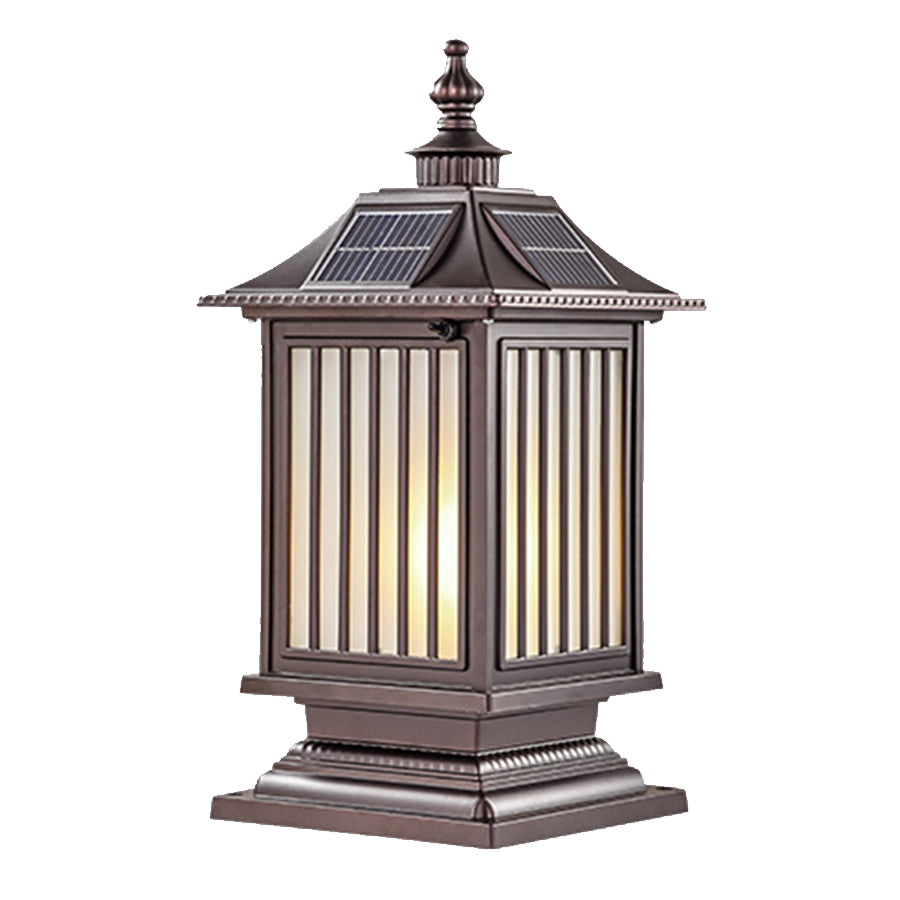 RAVENWOOD TRIPLE-TONE WATER-RESISTANT PILLAR LIGHT