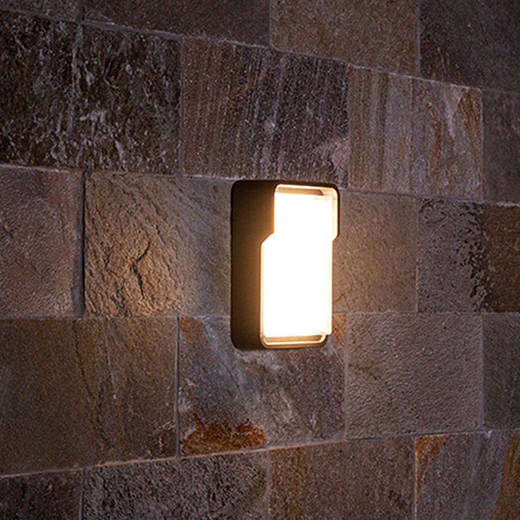 FENWICK SQUARE LED OUTDOOR LANTERN, WEATHER-RESISTANT AMBIENCE LIGHT