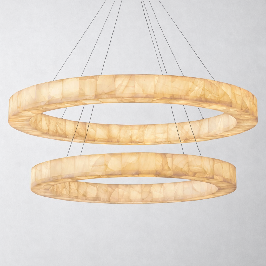 VALLONNE CRYSTAL DUAL-LEVEL CIRCULAR LIGHTING