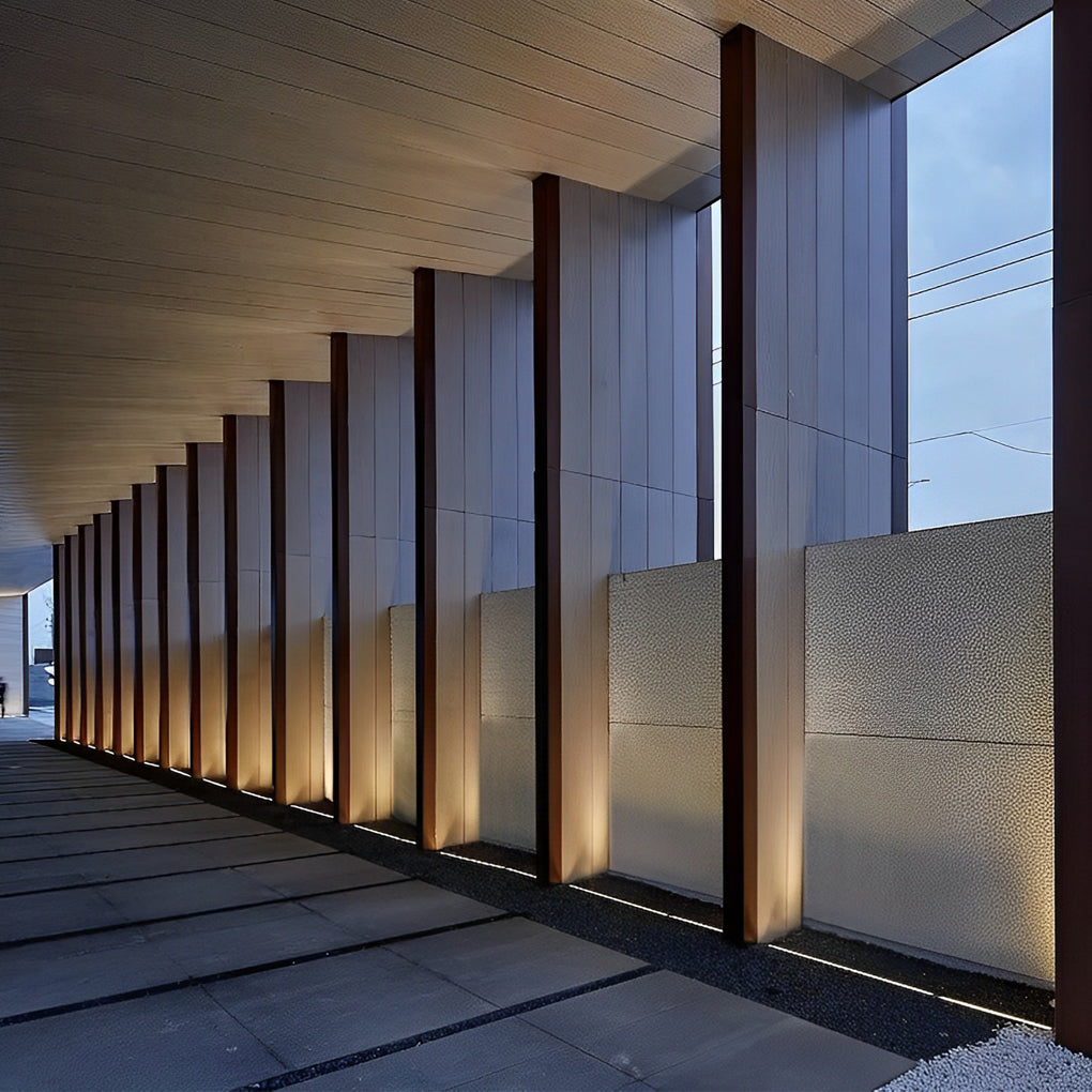 WINDSOR VISTA RECTANGULAR OUTDOOR LED WALL WASHER LIGHTS