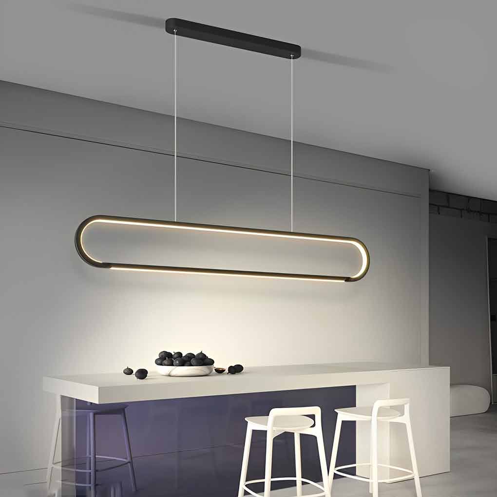 WHITBY STRIPED DIMMING LED HANGING LANTERN