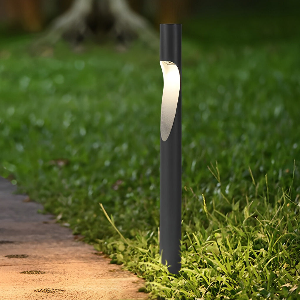 FENWICK SLATE GREY STAINLESS STEEL OUTDOOR ILLUMINATOR FOR PATHWAYS