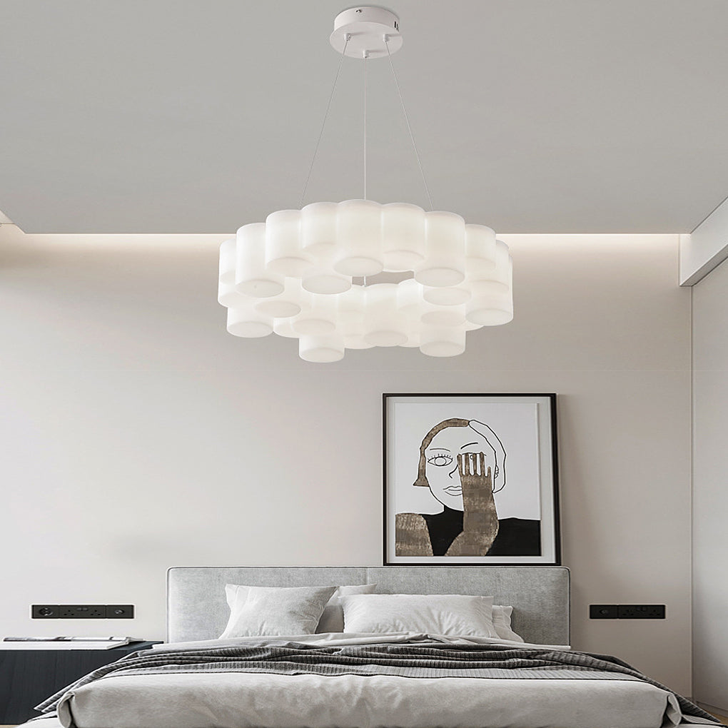 WINTHROP HONEYCOMB TRILOGY DIMMABLE LED CHANDELIER