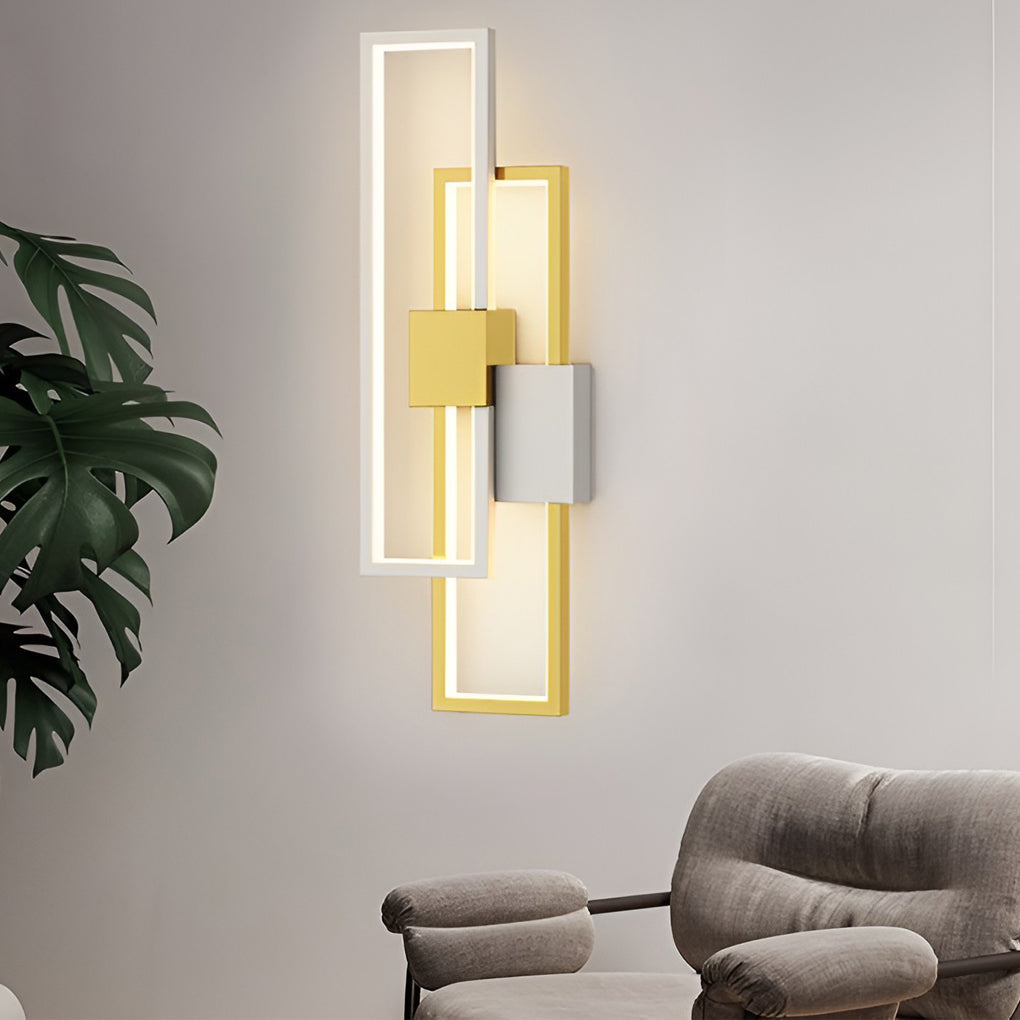 WINDSOR TRIO RECTANGULAR LED WALL SCONCE