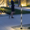 BRAMLEY SOLAR PATHWAY BEACON WITH LINEAR LED ILLUMINATION