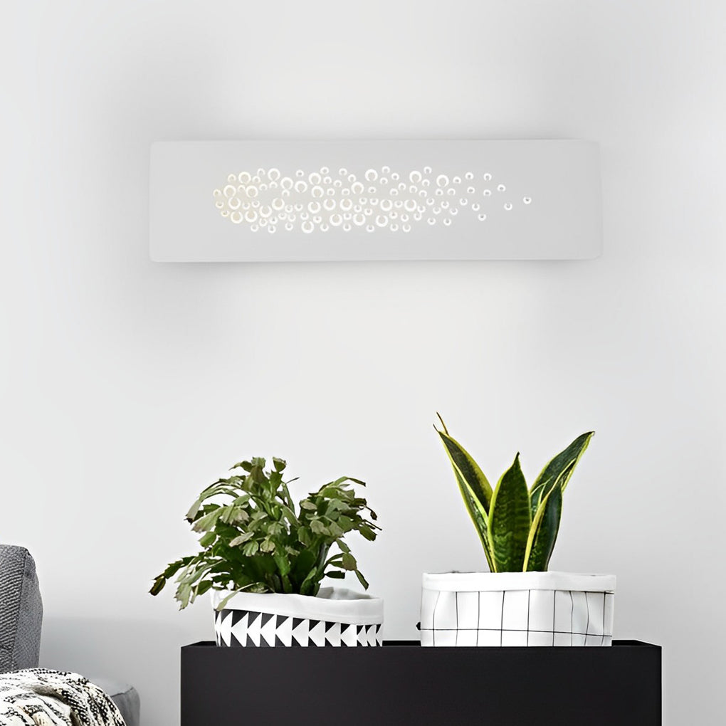 WINTERBOURNE RECTANGULAR NORDIC LED WALL LANTERN
