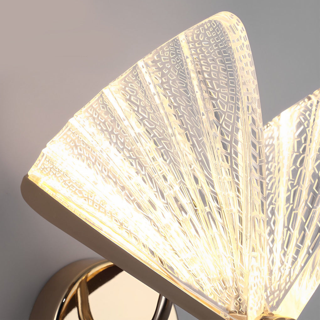 WINTHROP METAL BUTTERFLY LED WALL SCONCE