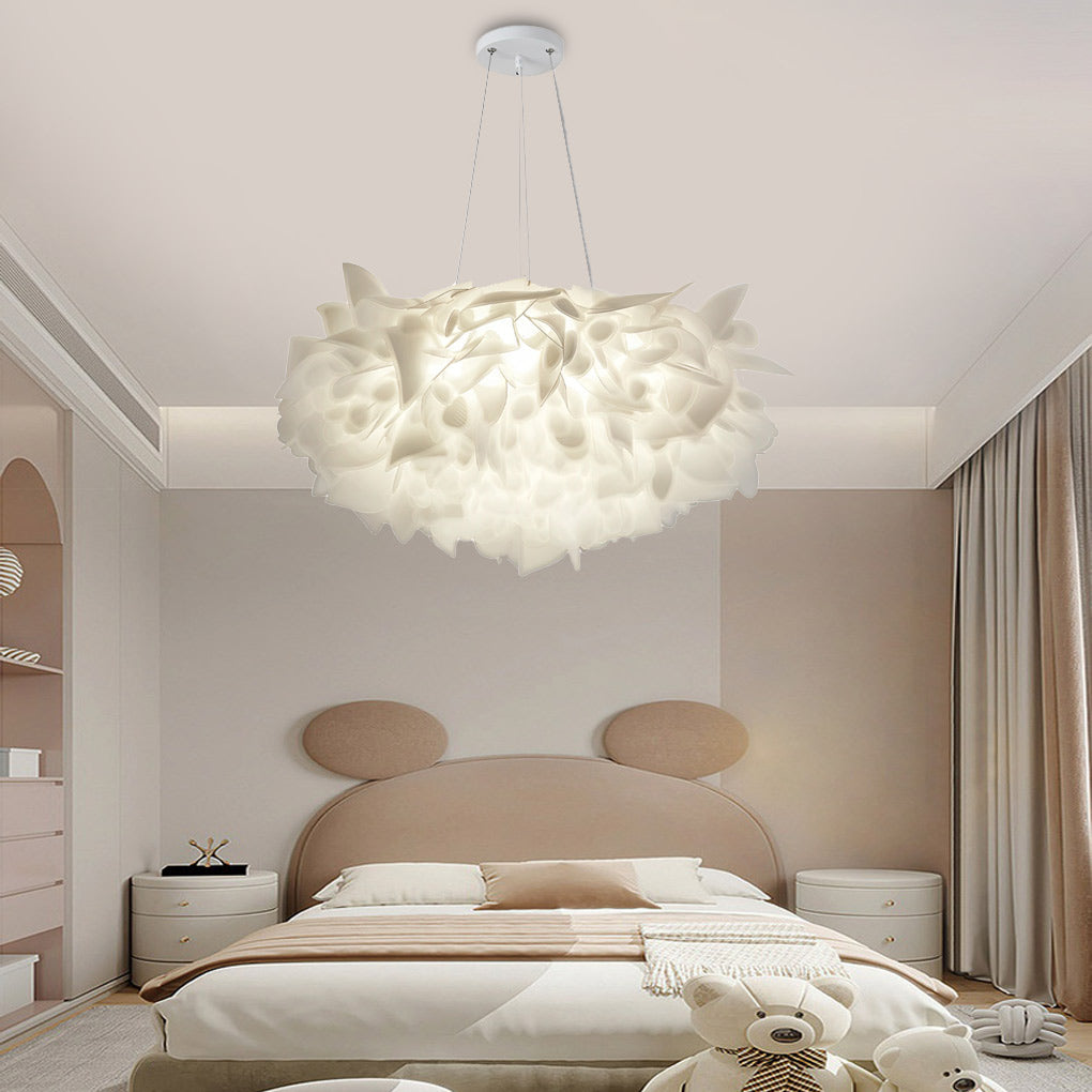 FLORENCE PETAL DUAL-TONE DIMMING LED CHANDELIER
