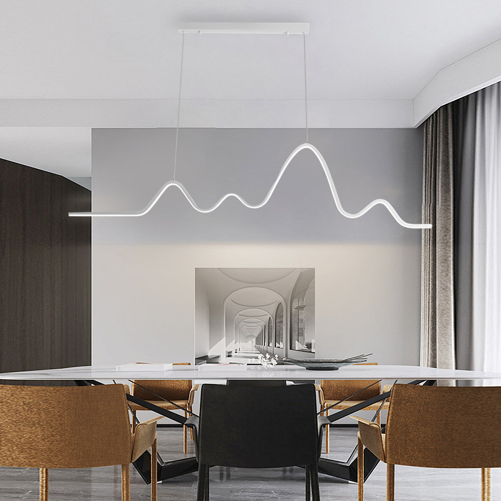 FENWICK WAVING STRIP LED CHANDELIER WITH DIMMING FUNCTION