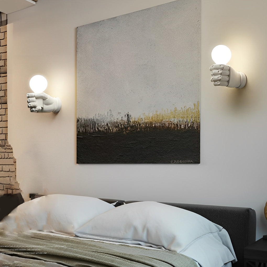 FENWICK RESIN HANDCASTED INDUSTRIAL WALL SCONCE