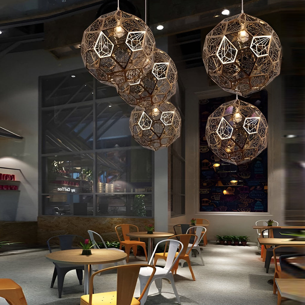BRAMBLETON SPHERICAL MODERNIST DINING PENDANT LIGHT