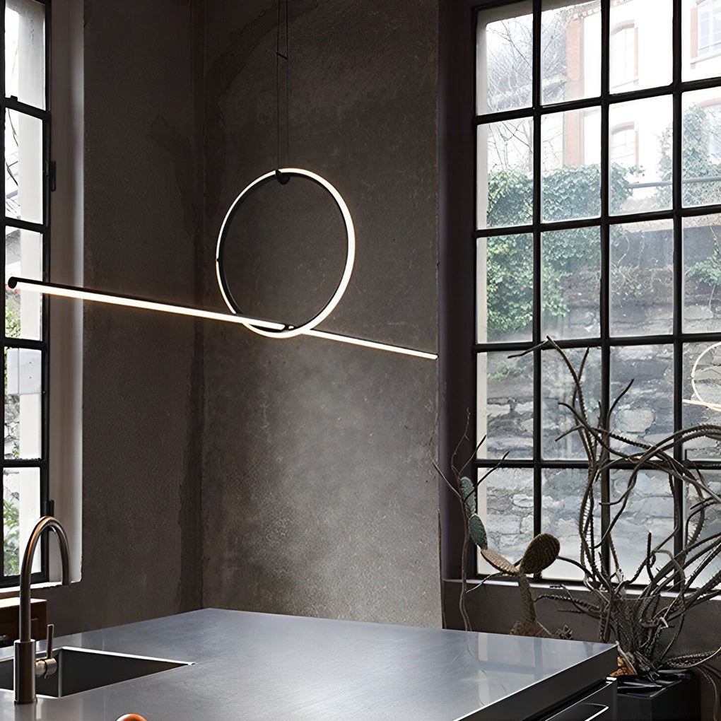 WINTHROP SLIM LINEAR LED CHANDELIER WITH DIMMABLE SETTINGS