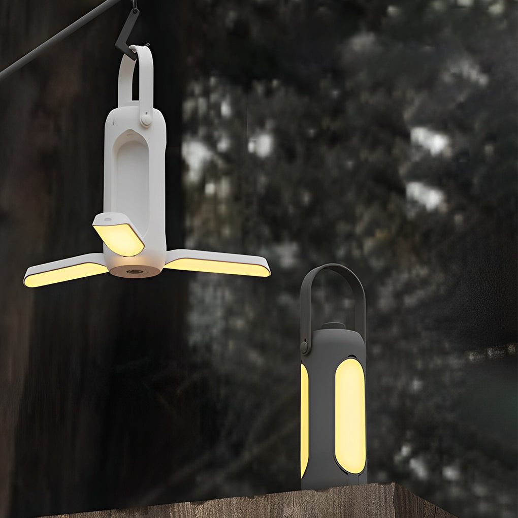 WINTERBOURNE VERSATILE LED CAMPING LANTERN WITH USB CHARGING AND DIMMABLE SETTINGS