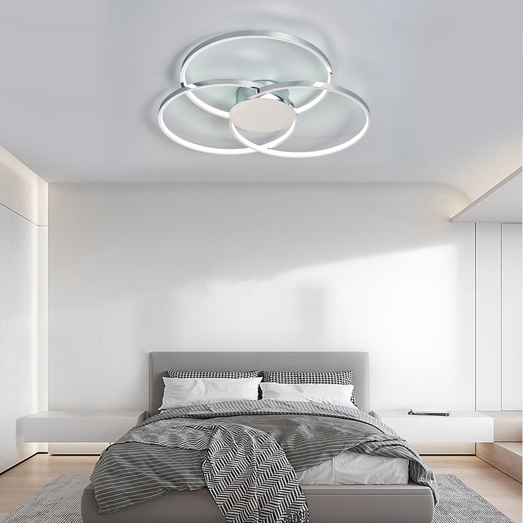 WINTHROP TRIO RING DIMMABLE METAL CEILING LANTERN