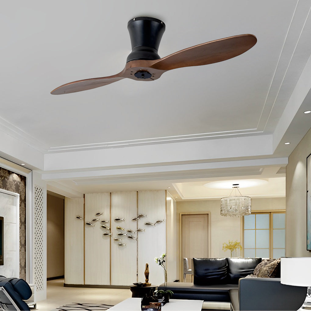 FENWICK 2-BLADE DIMMABLE LED CEILING FAN WITH REMOTE CONTROL