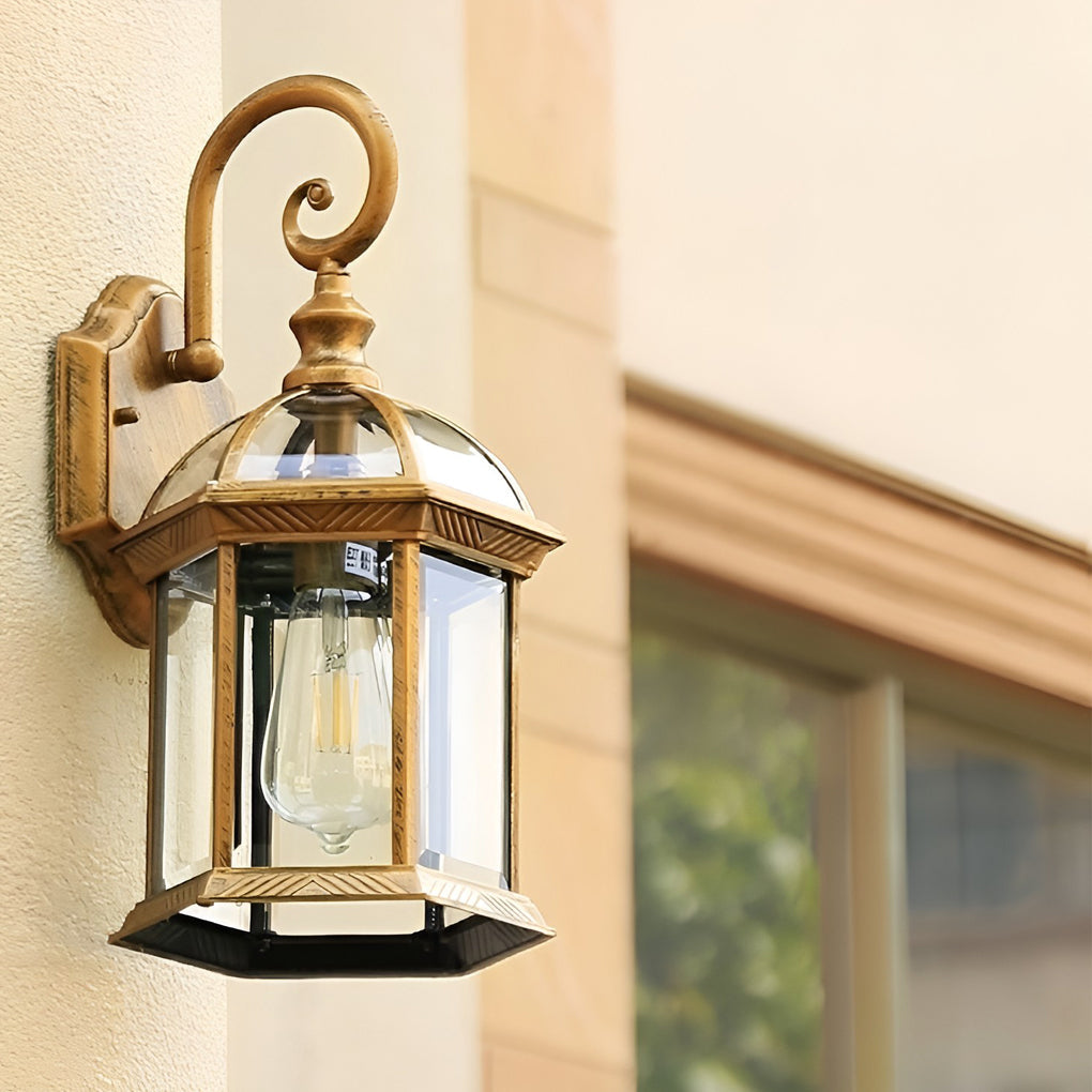 WINTHROP DOUBLE-GLASS VINTAGE WALL LANTERN
