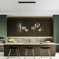 WINTHROP ORBULAR CRYSTAL LIGHTING FIXTURE