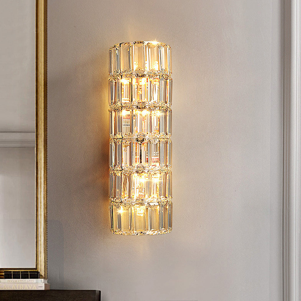 CHISWICK CRYSTAL TRILOGY WALL SCONCE