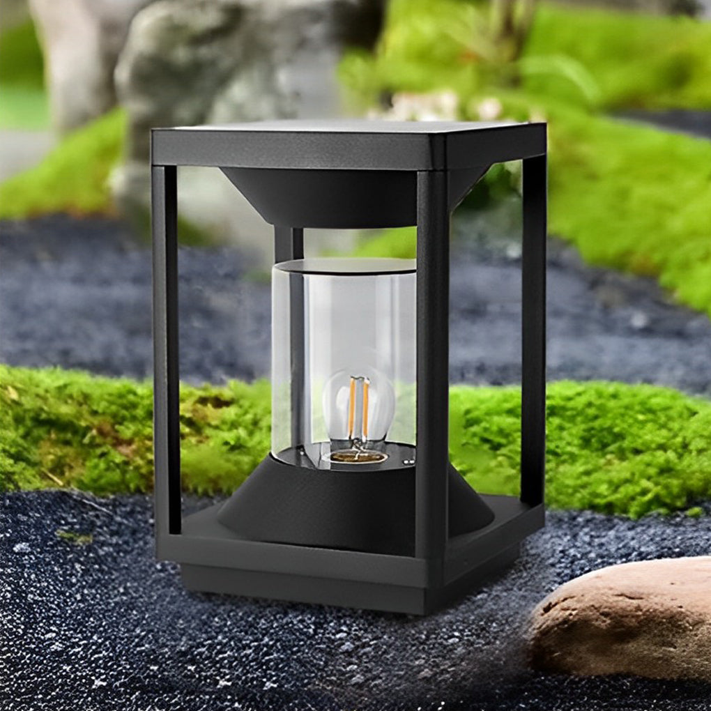WINDSOR SQUARE SOLAR FENCE LIGHTING WITH WATERPROOF LED ILLUMINATION