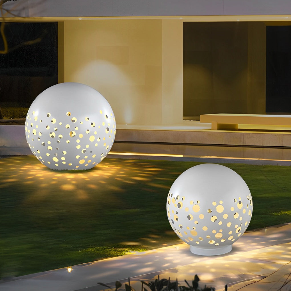 WINTERBOURNE WATERTIGHT METAL CIRCULAR GARDEN LANTERN