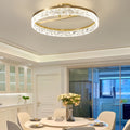WINDSOR GLOW MODERN CIRCULAR LED CEILING FIXTURE IN GOLD