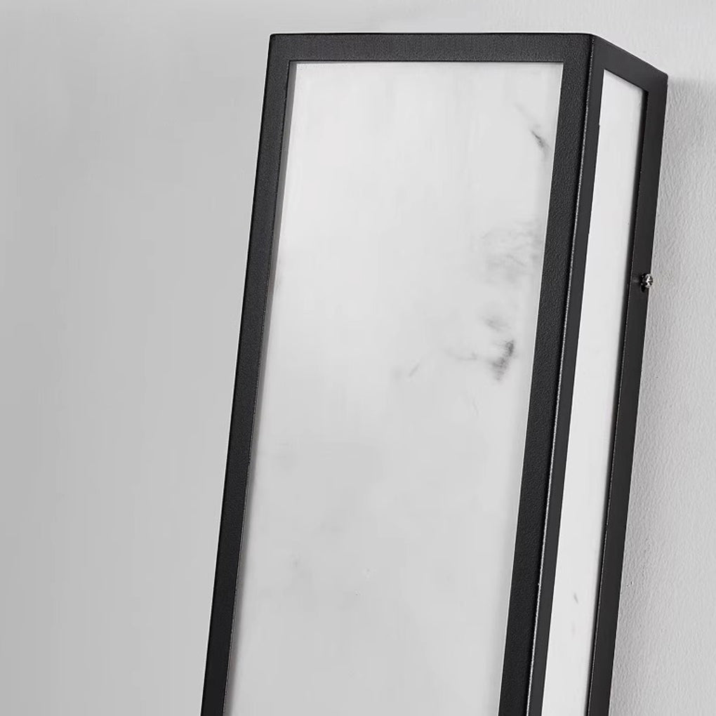 BLACKTHORN RECTANGULAR RESIN OUTDOOR LED WALL LANTERN