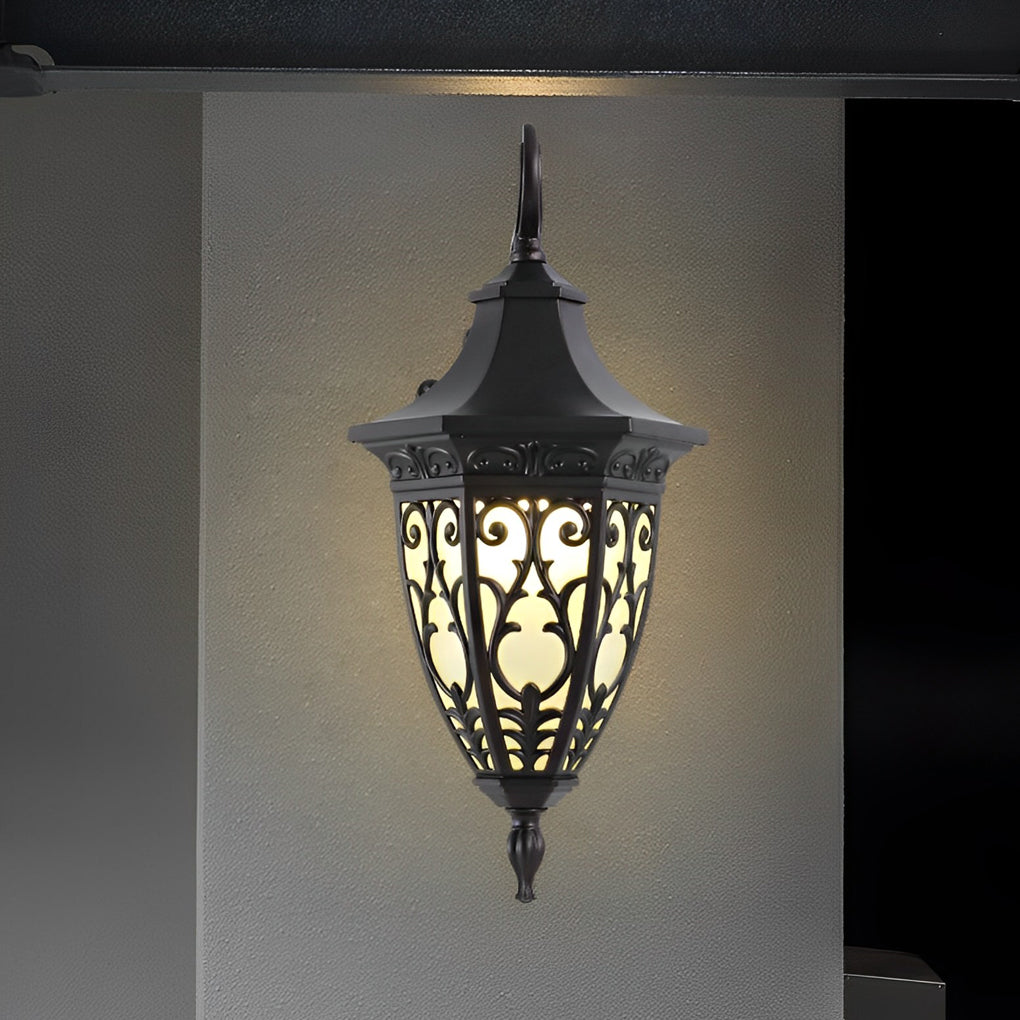 CHARLESTON PETAL EMBELLISHED SOLAR WALL ILLUMINATOR