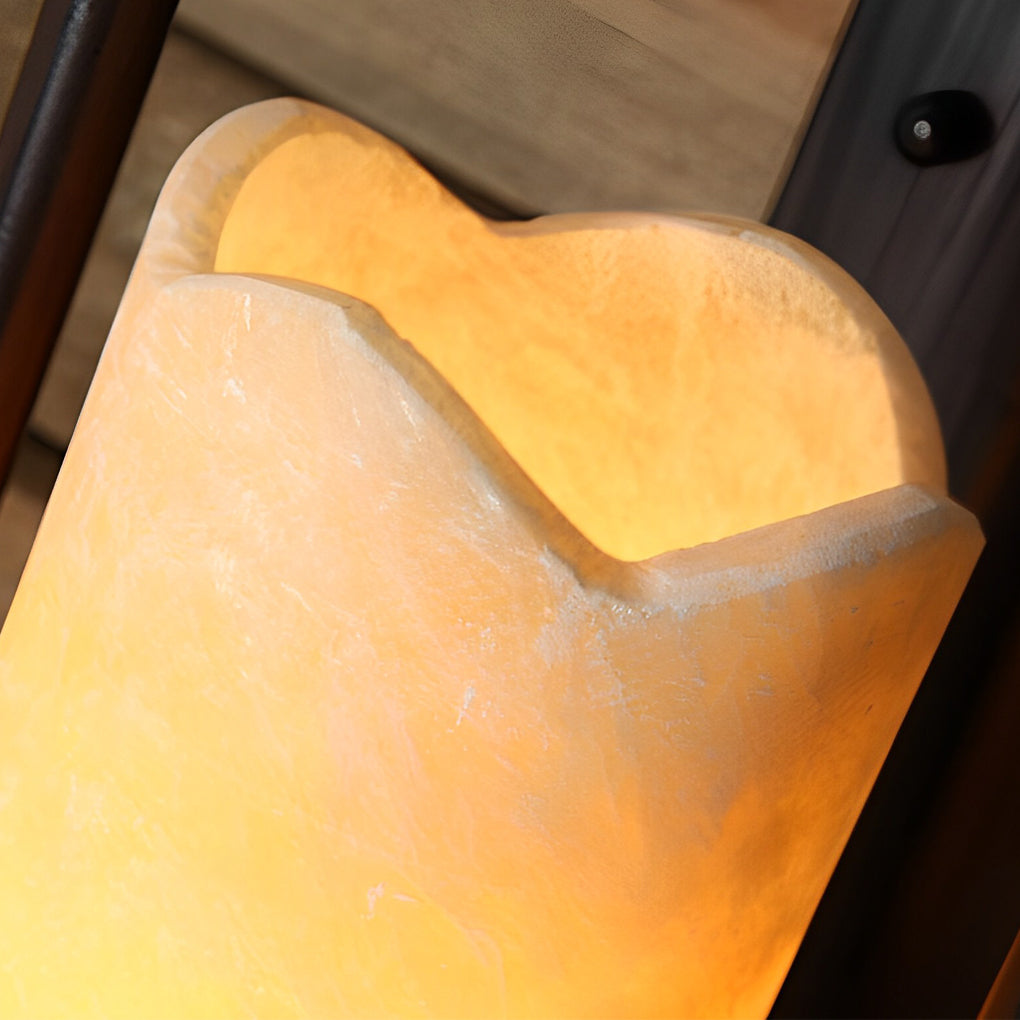 WINTHROPE IRON CANDLESTICK WALL SCONCE WITH LED ILLUMINATION
