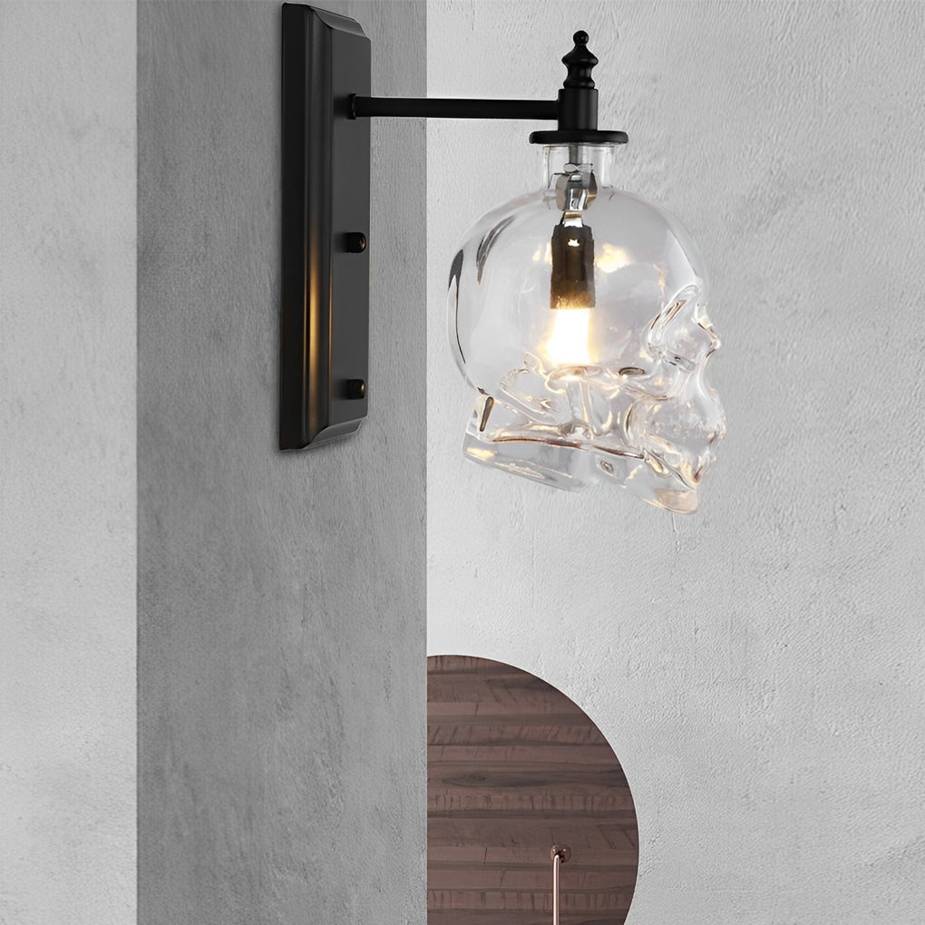 WINTHROP VINTAGE SKULL LED WALL SCONCE