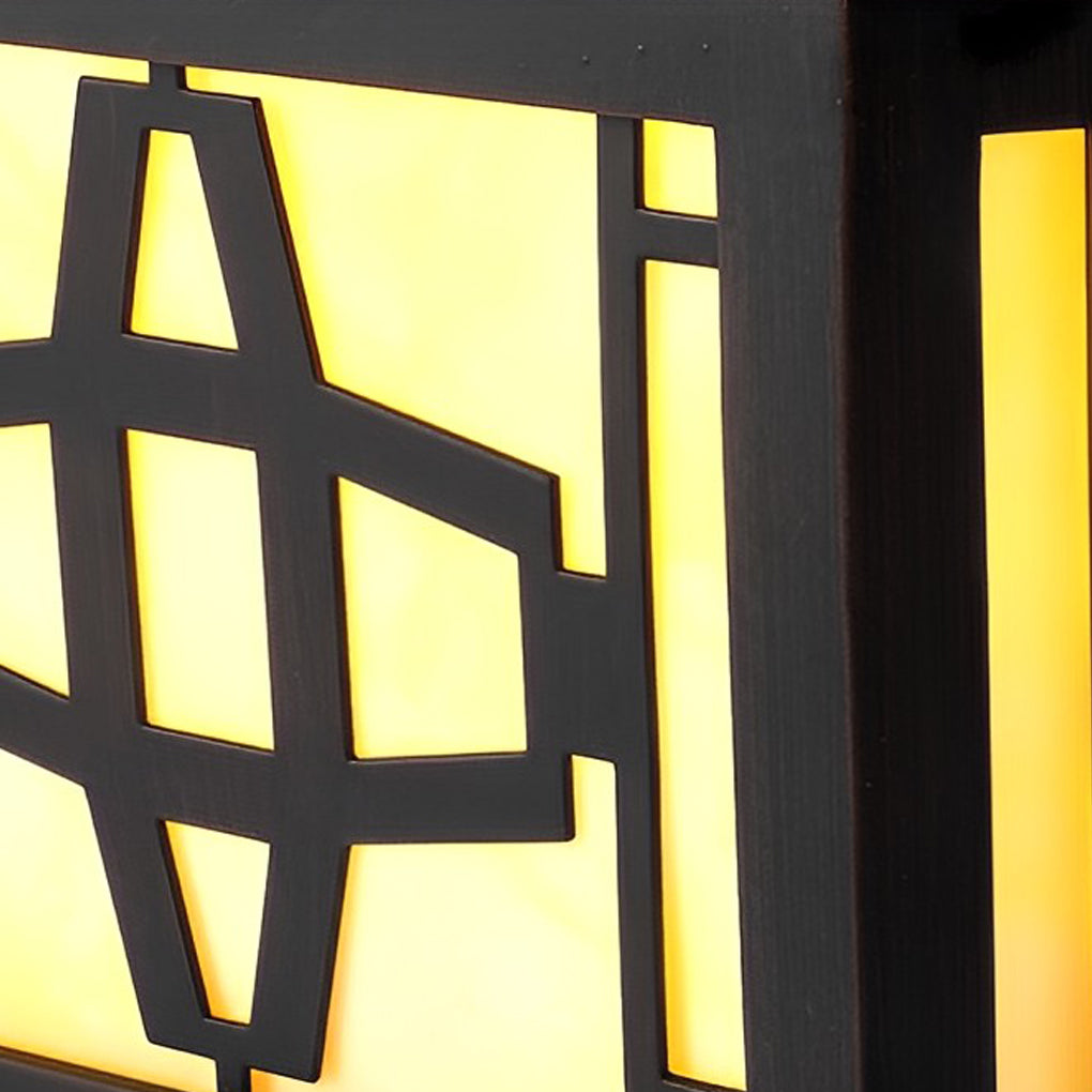 WHITBY BLACKSTONE WATERPROOF OUTDOOR PILLAR LIGHTING