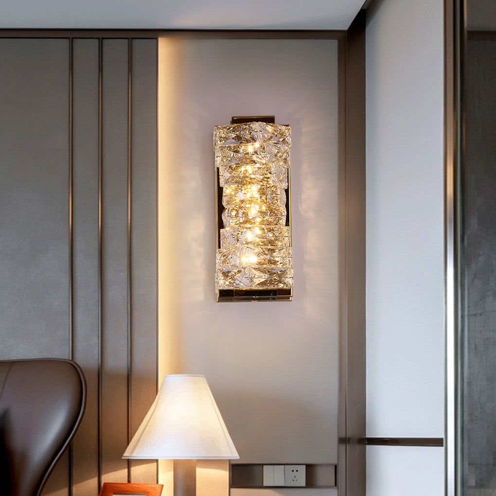 WINTHROP CRYSTAL TRIFECTA DIMMING WALL SCONCE