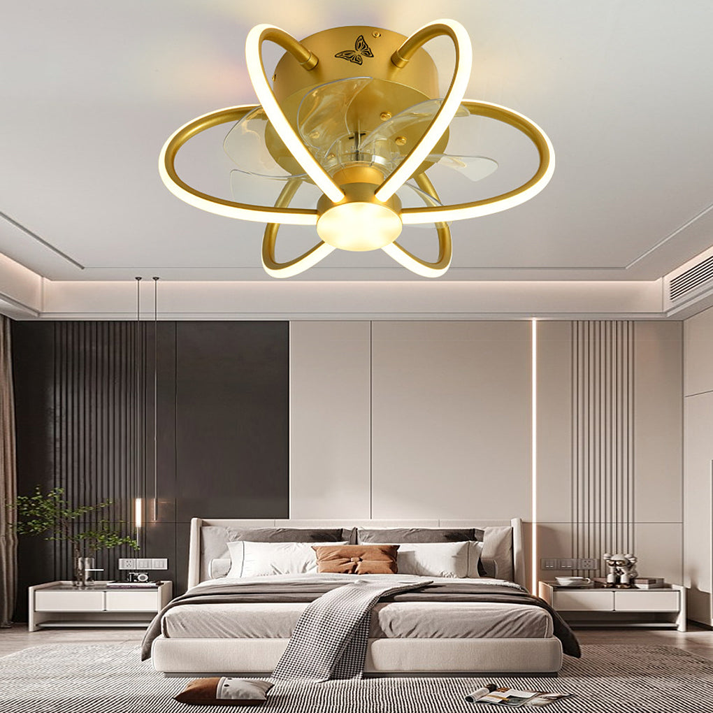 FLORENTINE WHISPERS SMART LED CEILING FAN WITH REMOTE CONTROL