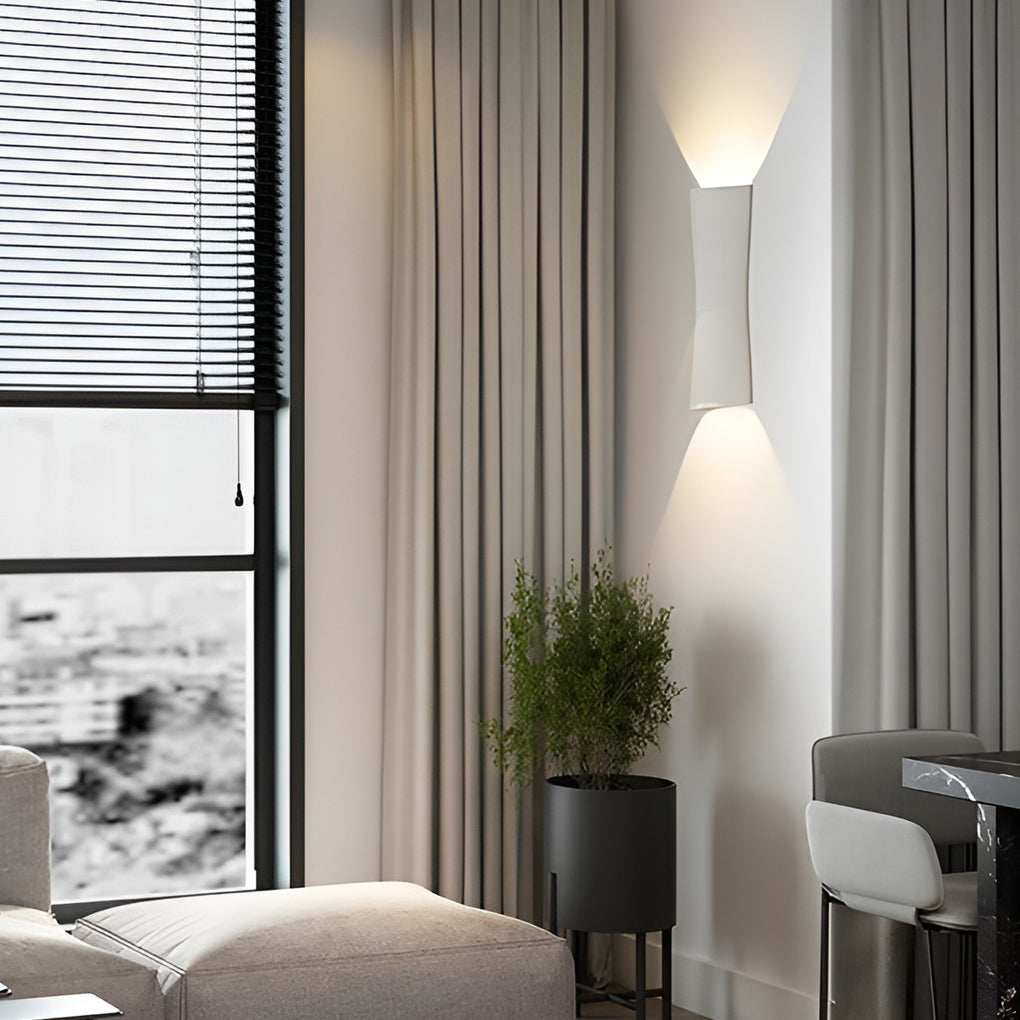 WINTHROP AQUA SHIELD WALL SCONCE WITH DUAL LED BEAMS