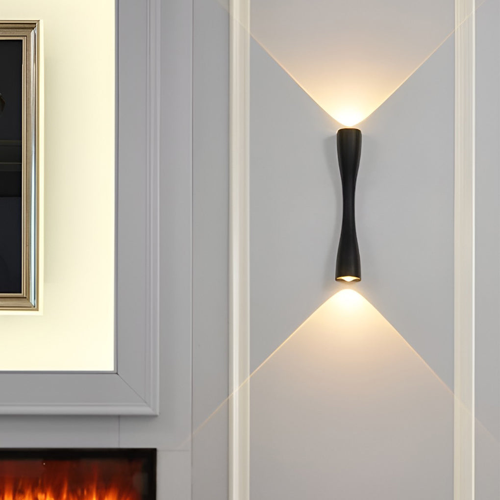 WINTERBOURNE CHROMED LED DUAL-FACING WALL LANTERN
