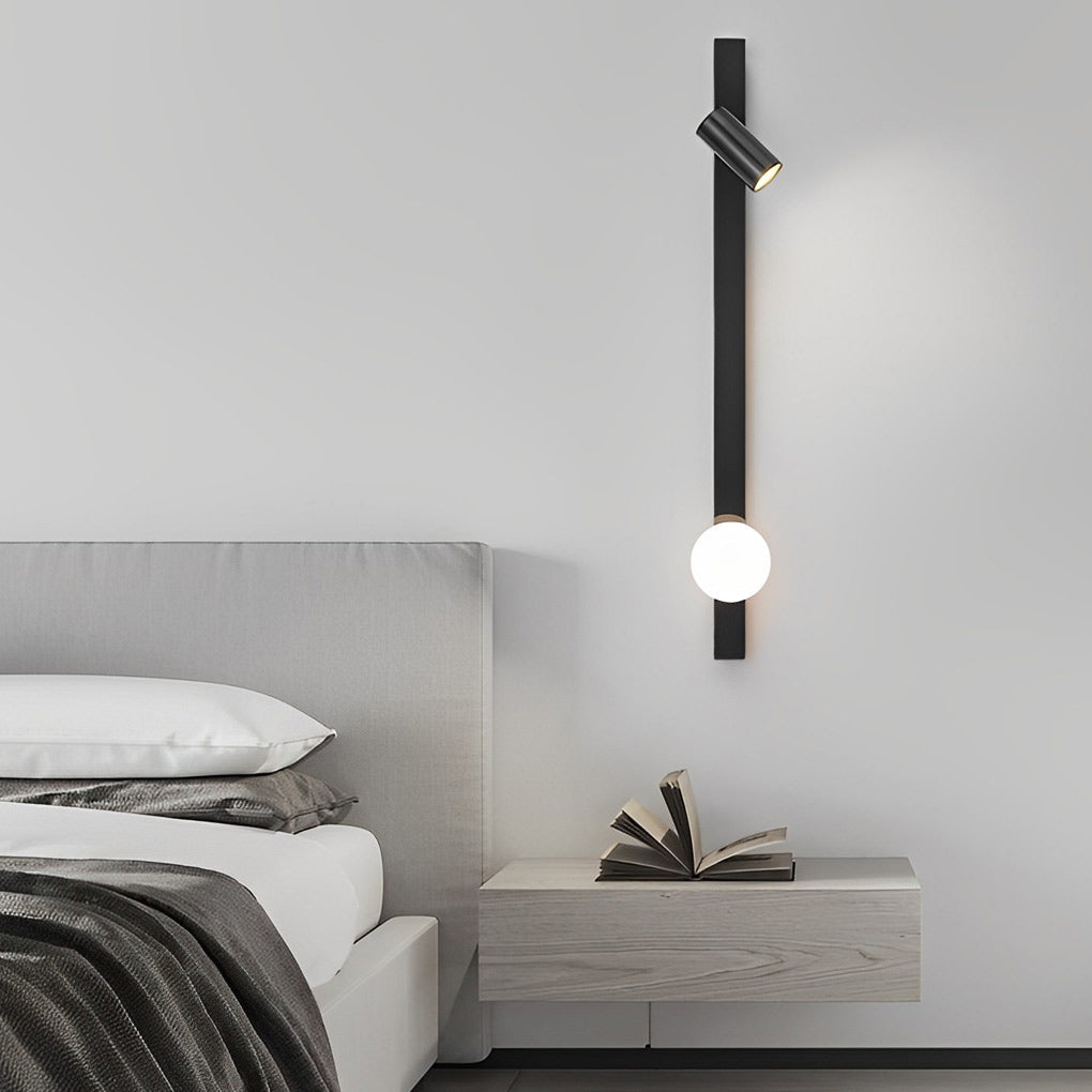 WINCHESTER TRIO DIMMABLE WALL SCONCE WITH FOCUSABLE SPOTLIGHT