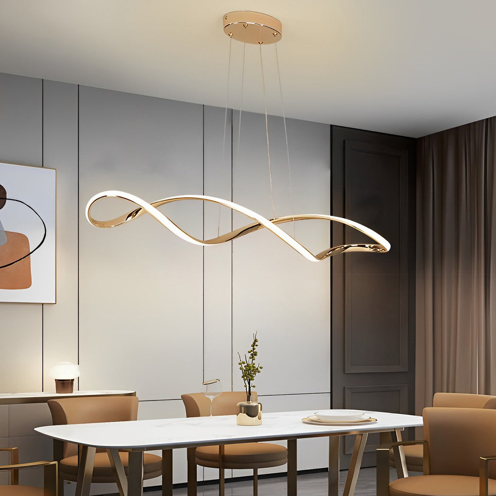 WINTHROP MODERN ARTISAN DUAL-TONE LED CHANDELIER
