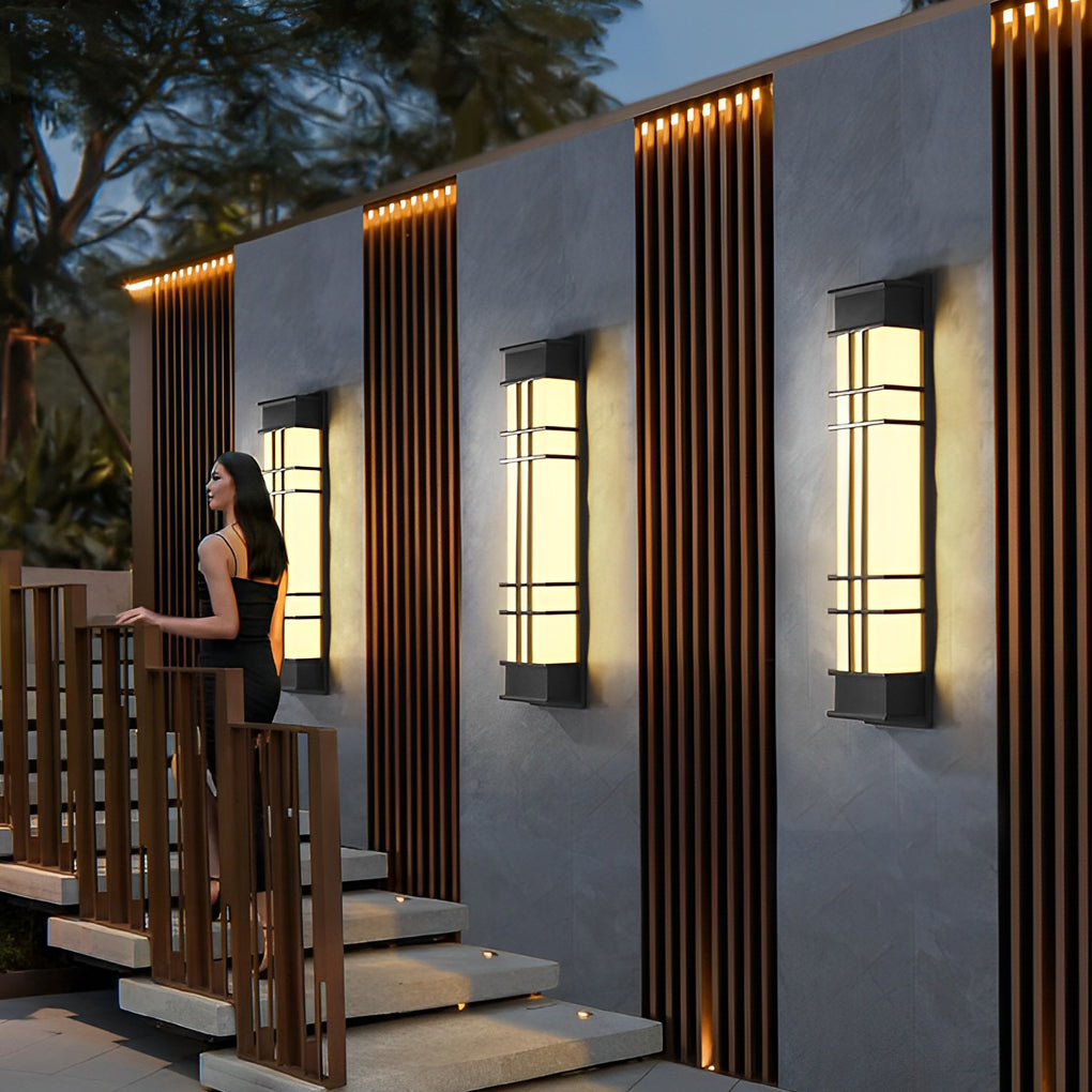 WINTERBOURNE TRADITIONAL RECTANGULAR OUTDOOR LED LANTERN