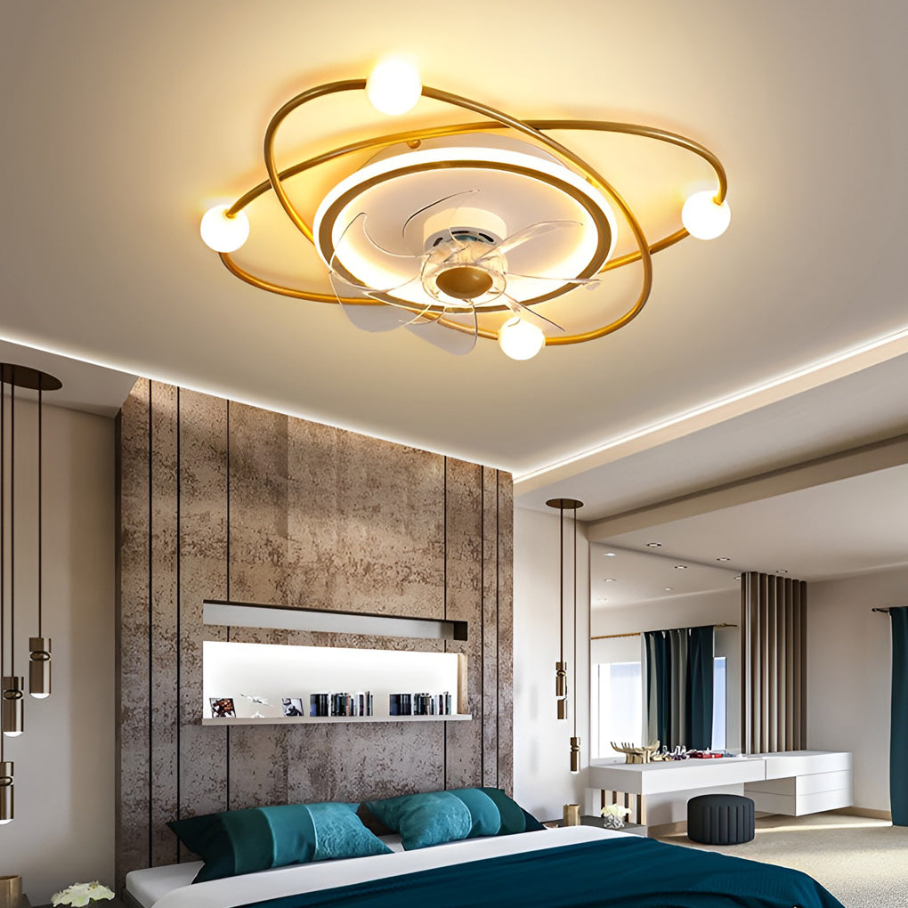 THORNBURY WHISPERING WINGS LED CEILING LAMP WITH DIMMING CONTROL