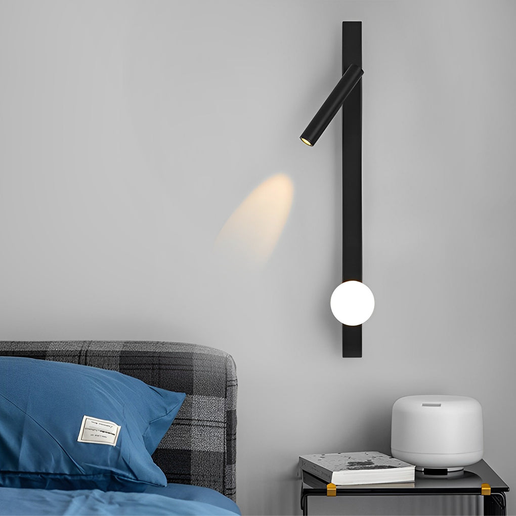WINTHORPE MODERN METAL BLACK WALL LIGHTING