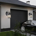 WINDSOR SOLAR-POWERED DIMMERED WALL LANTERN WITH REMOTE CONTROL