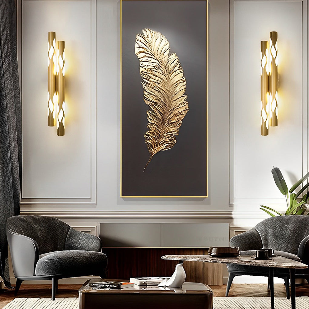 FARROW FLAME-WASHED LED WALL LANTERN