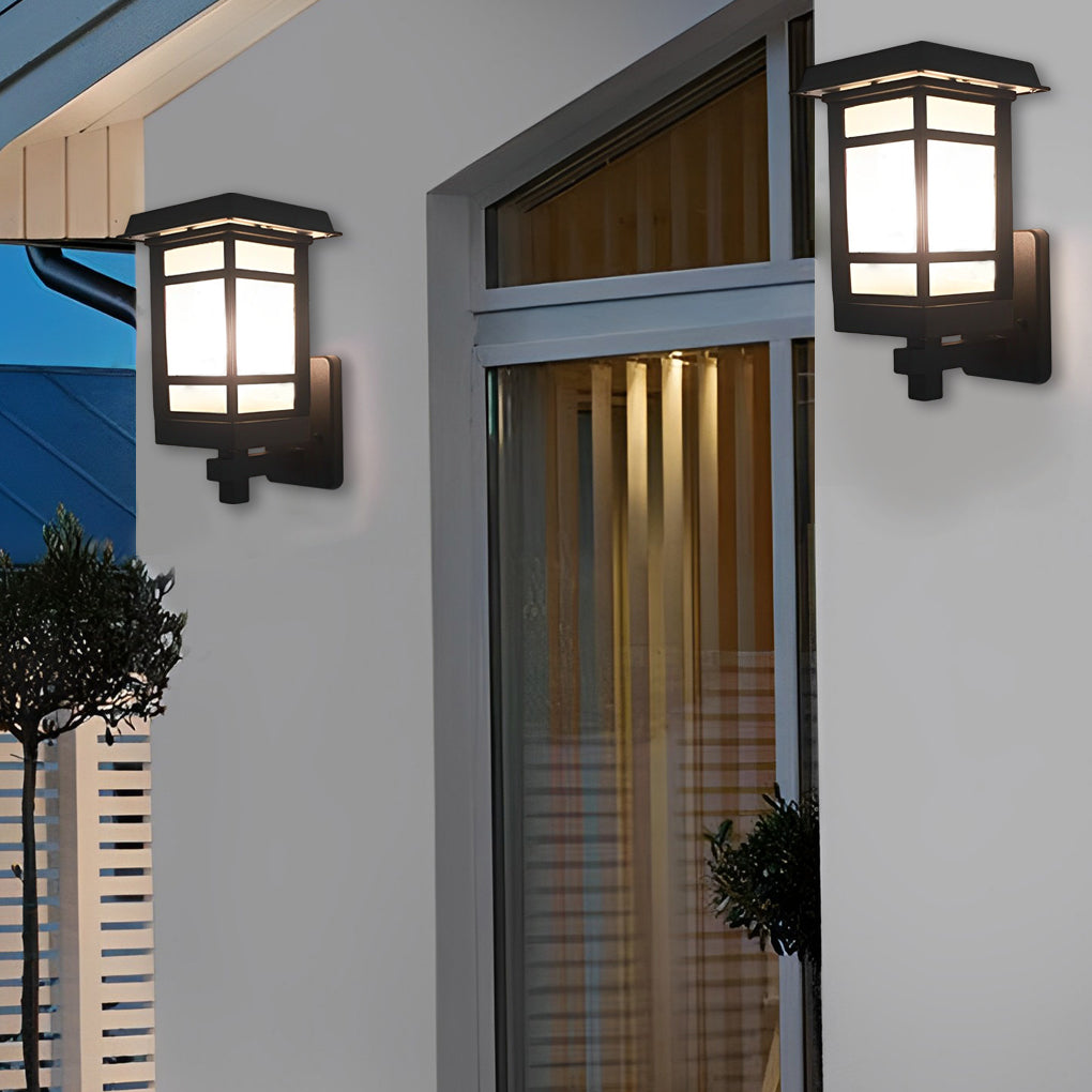 RAVENSDALE MATTE BLACK OUTDOOR LED WALL SCONCE WITH WATERPROOF GLASS