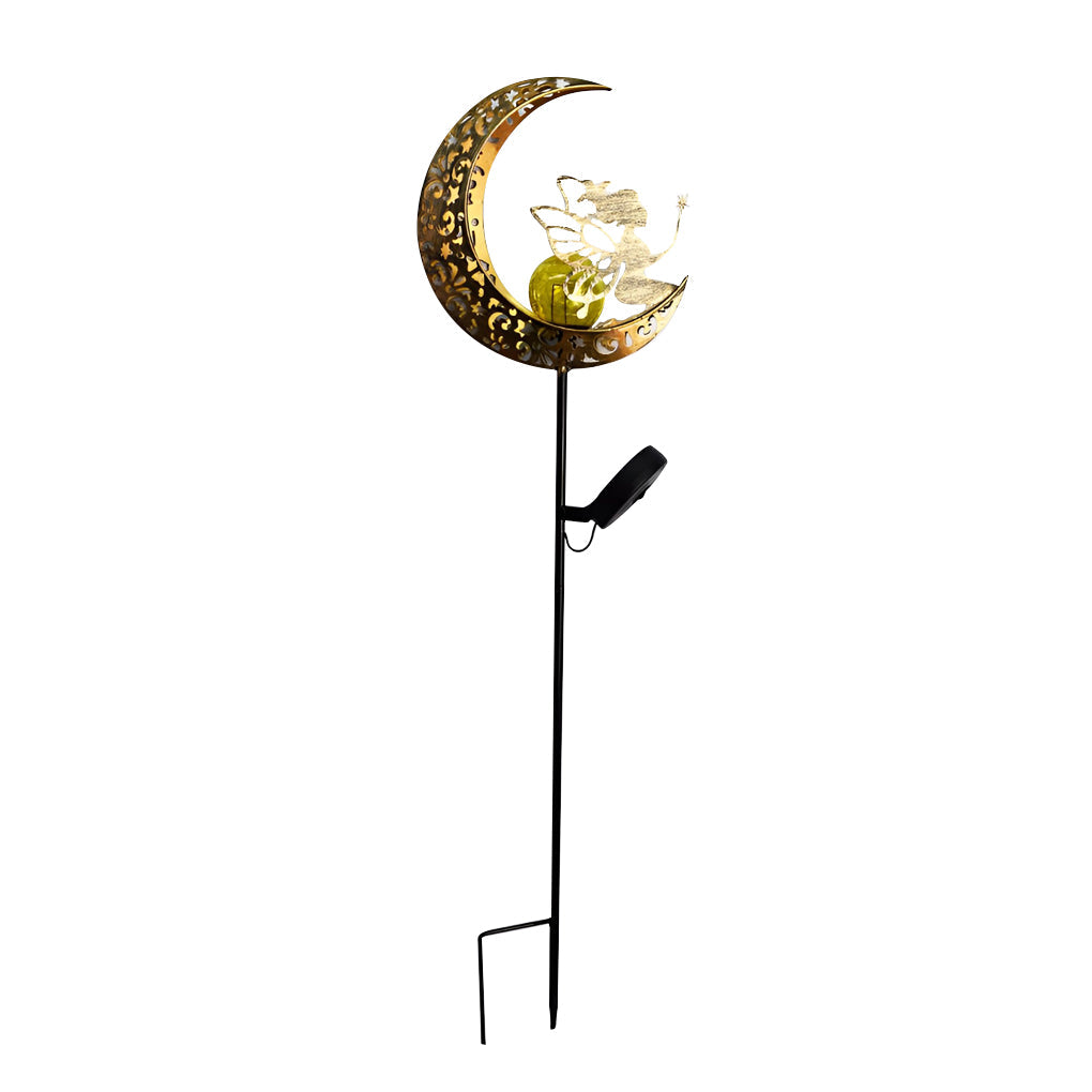 ASTRAL EMBER SOLAR GARDEN LANTERN WITH CELESTIAL PROJECTION
