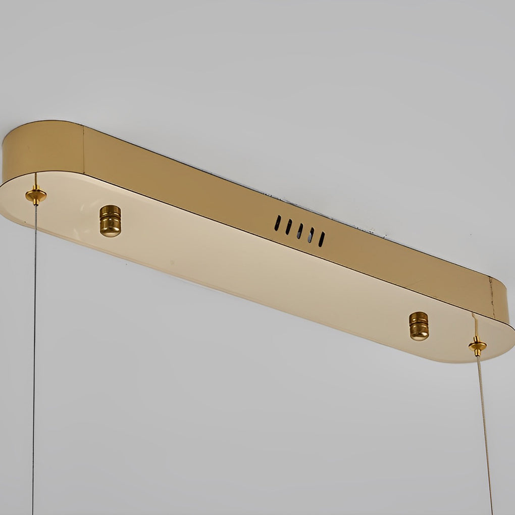 WINTERBOURNE GOLDEN OVAL CRYSTAL CEILING LANTERN